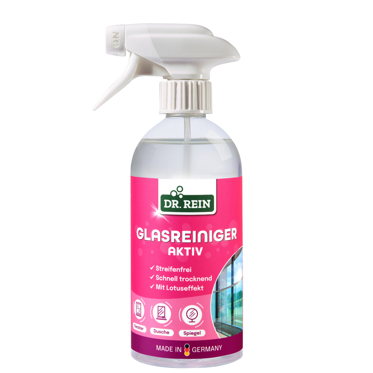 Dr. Rein Glasreiniger Aktiv 500 ml – Produktabbildung