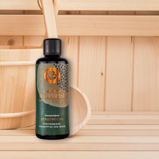 Waldbrise Saunaaufguss Bergfrische 100 ml – Bergfrische in einer Sauna