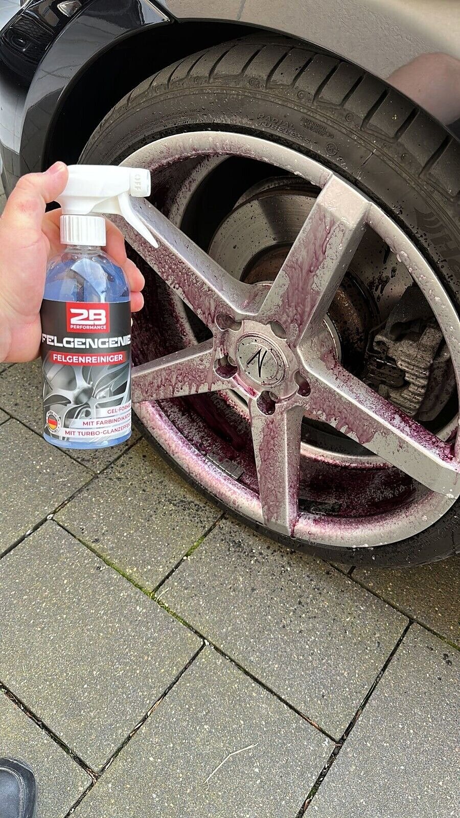 2B Performance Felgengenie Felgenreiniger Gel 500 ml – Ansicht 2