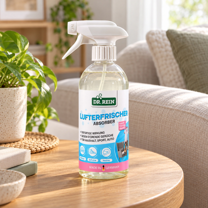 Dr. Rein Lufterfrischer Absorber 500 ml im passenden Haushaltsbereich – KI-generierte Produktszene