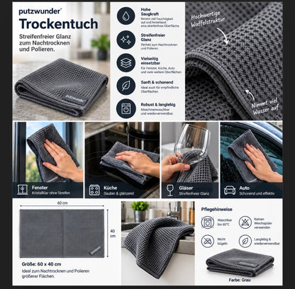 Putzwunder Trockentuch 60 × 40 cm – Produktabbildung