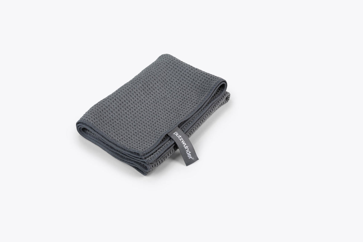Putzwunder Trockentuch 60 × 40 cm in Grau, Detailansicht