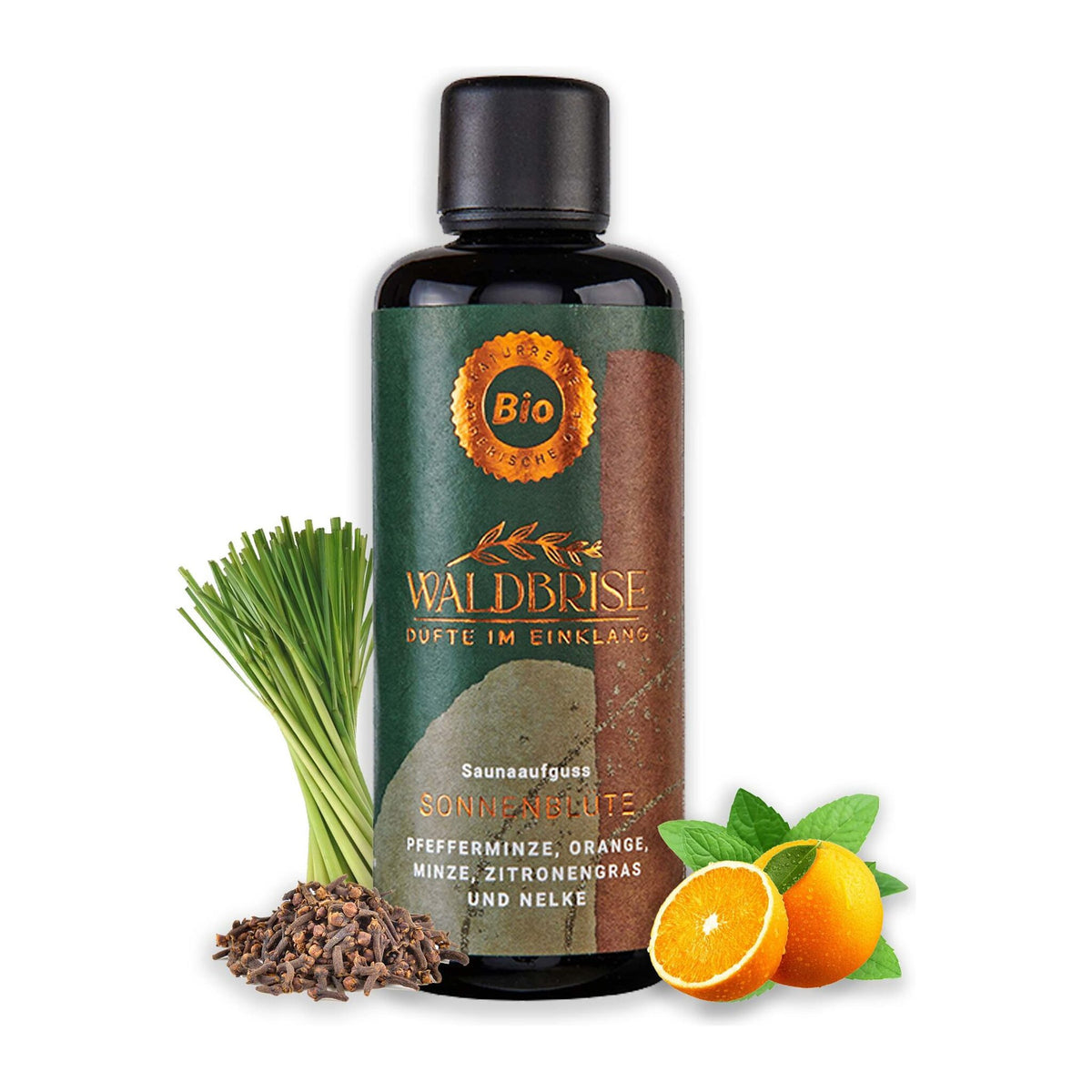 Waldbrise Saunaaufguss Sonnenblüte 100 ml – Sonnenblüte mit Zitrusfrüchten